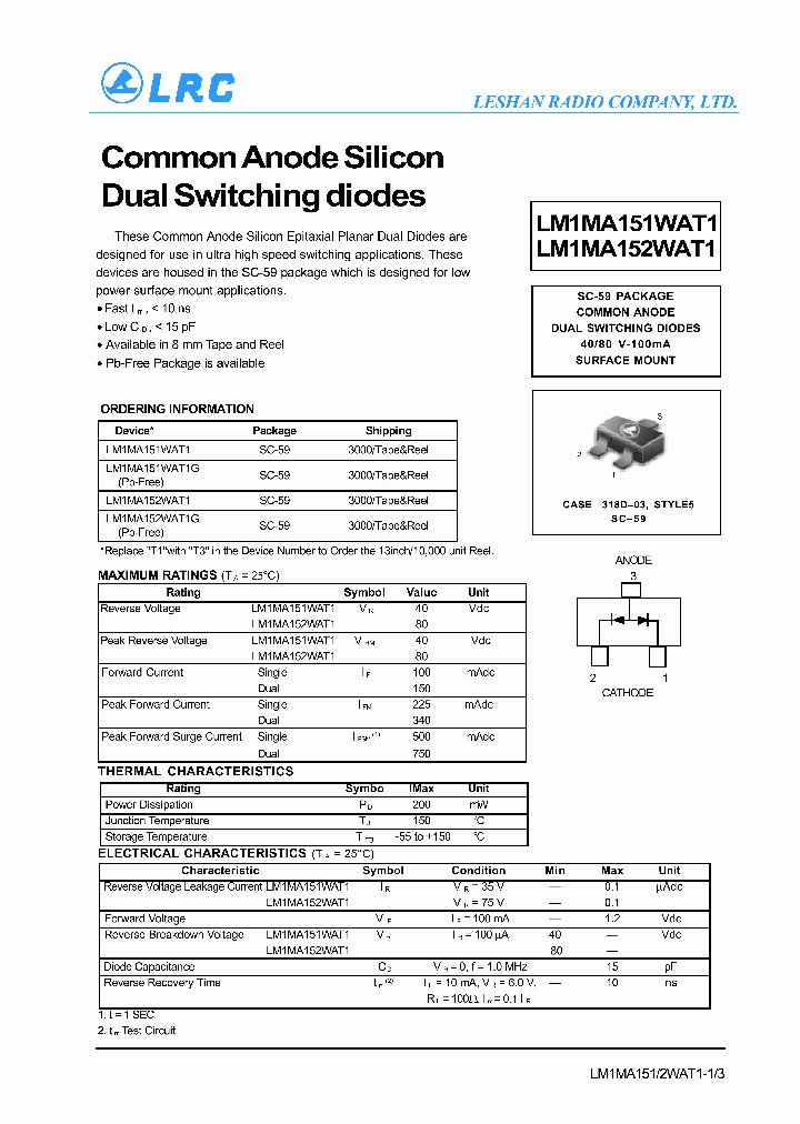 LM1MA152WAT1G_1264996.PDF Datasheet