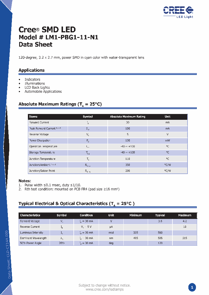 LM1-PBG1-11-N1_1265000.PDF Datasheet