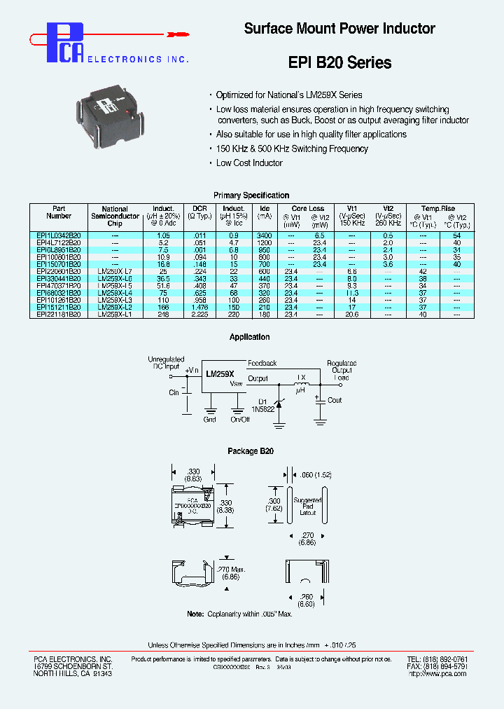 EPI4L7122B20_686196.PDF Datasheet