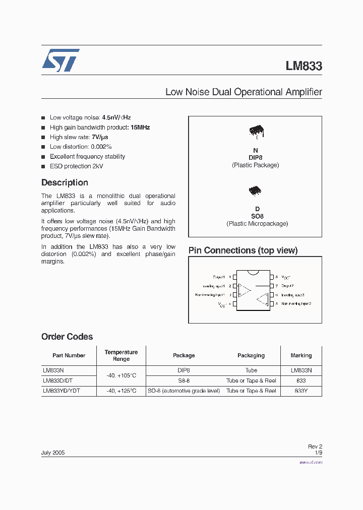 LM833D_1087338.PDF Datasheet