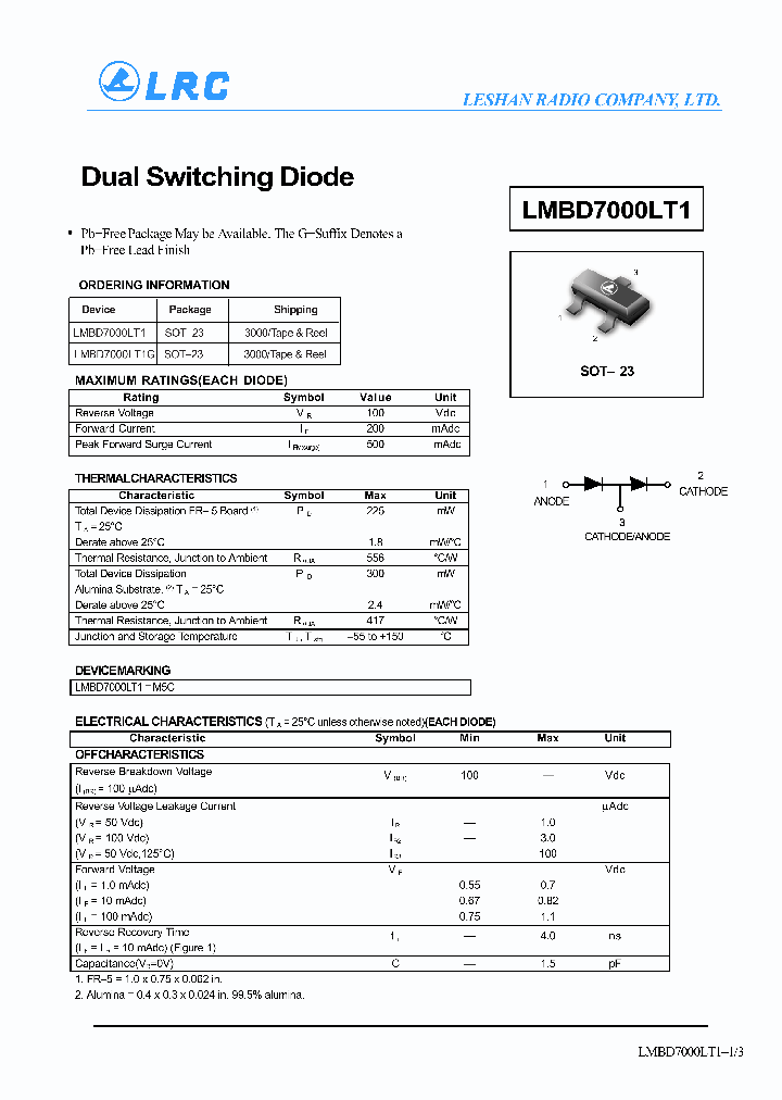LMBD7000LT1G_1266099.PDF Datasheet
