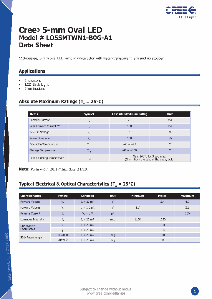 LO5SMTWN1-B0G-A1_1266702.PDF Datasheet