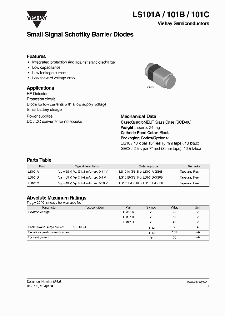 LS101A_1037545.PDF Datasheet