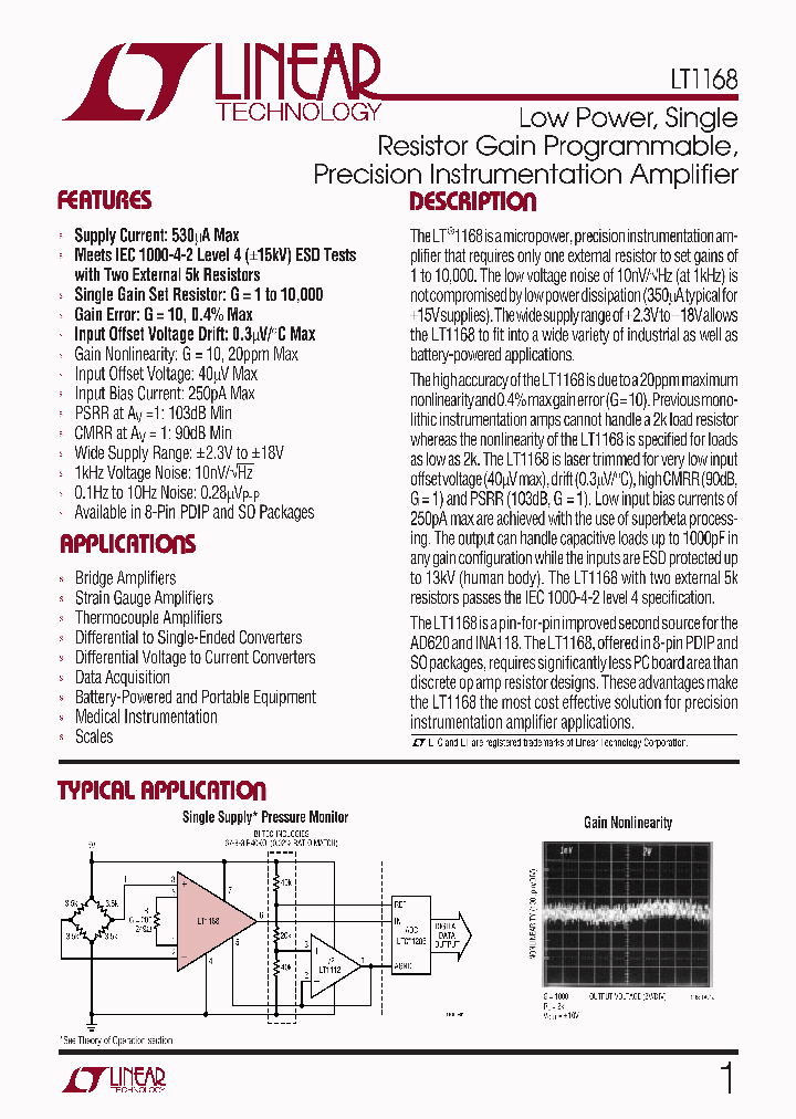 LT1168CS8_893386.PDF Datasheet