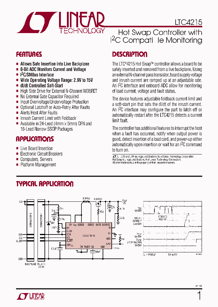 LTC4215IUFD_1268281.PDF Datasheet