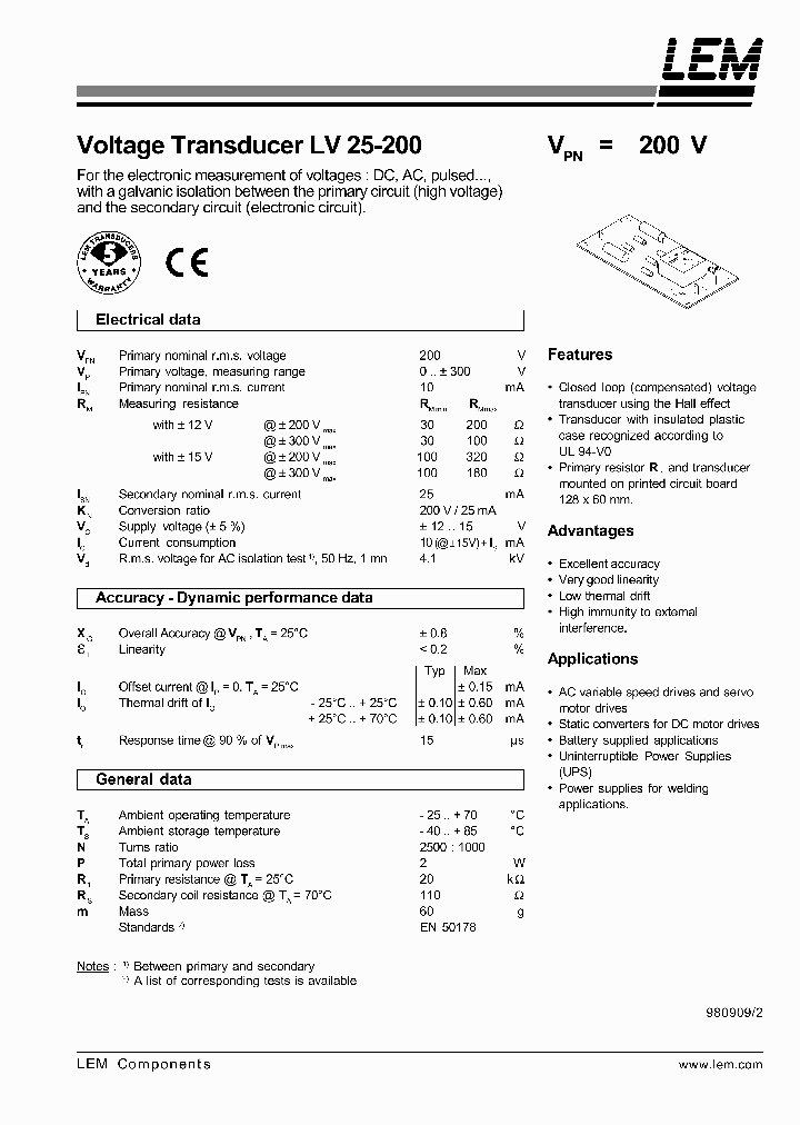 LV25-200_1268555.PDF Datasheet