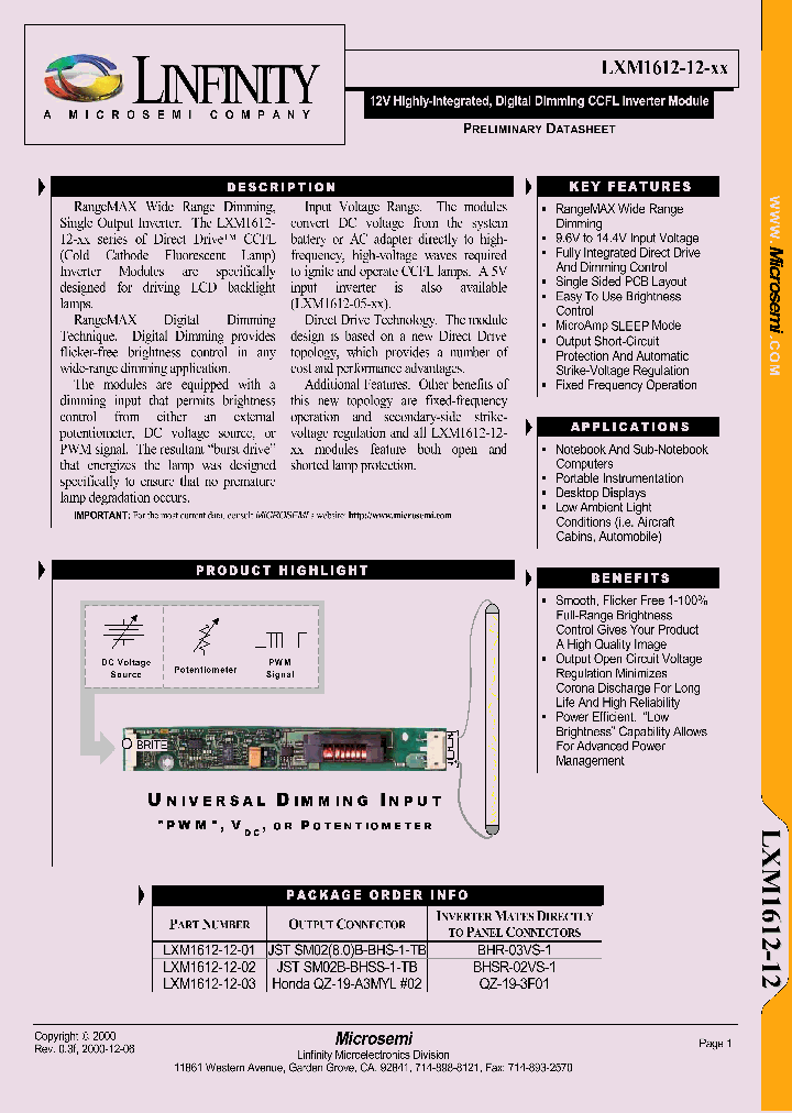 LXM1612-12-XX_1268765.PDF Datasheet