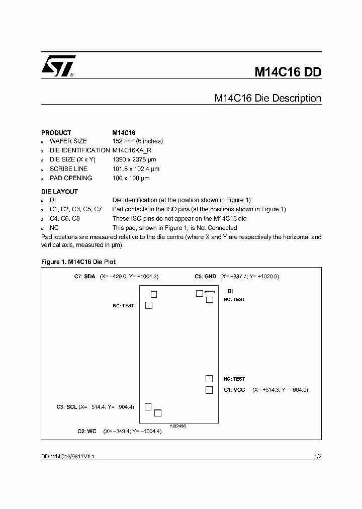 M14C16DD_1268942.PDF Datasheet