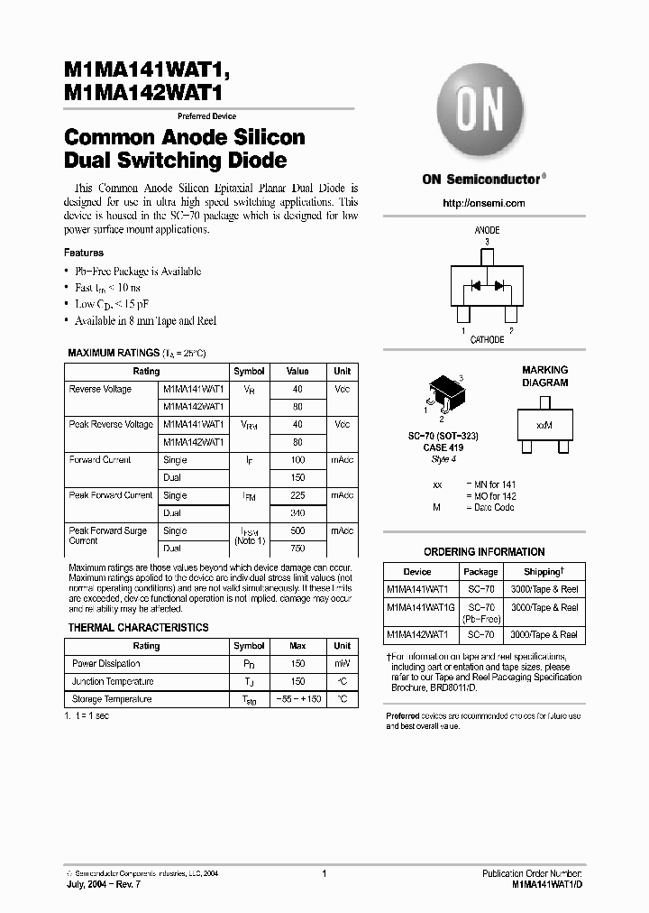 M1MA142WAT1_741450.PDF Datasheet