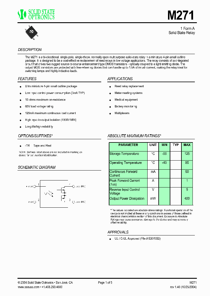 M271_1269095.PDF Datasheet