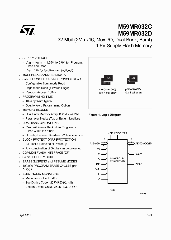 M59MR032DZC_1270110.PDF Datasheet