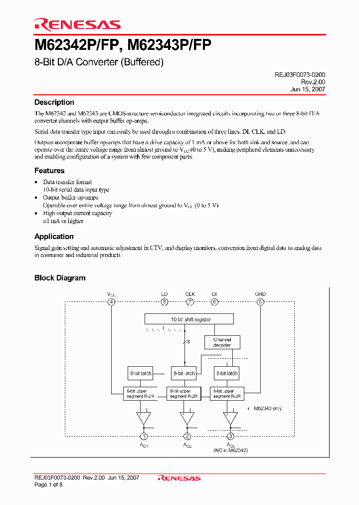 M62343P_1270327.PDF Datasheet
