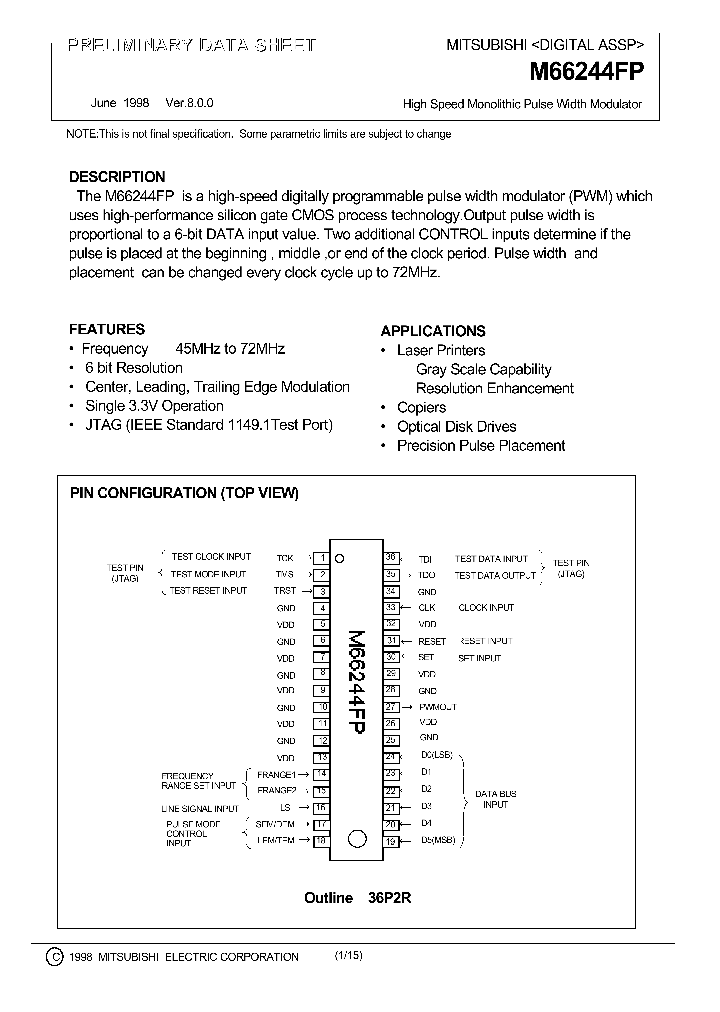 M66244FP_1270473.PDF Datasheet