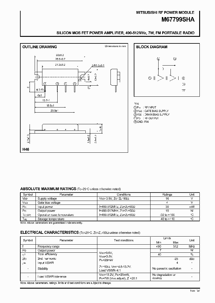 M67799SHA_1270565.PDF Datasheet