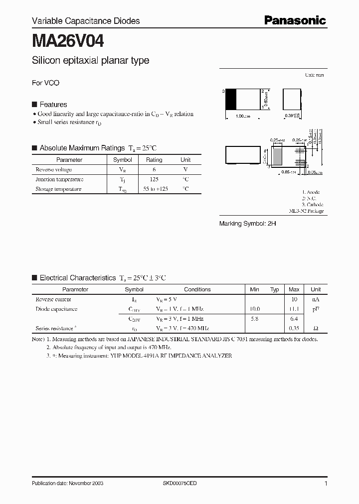 MA26V04_1271140.PDF Datasheet