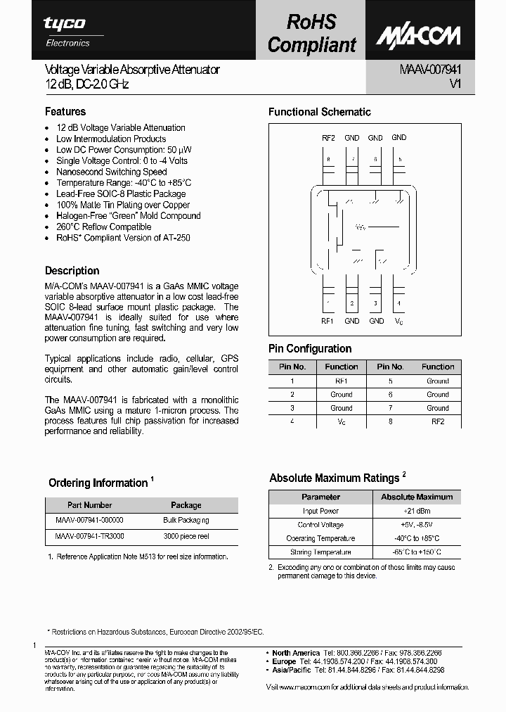 MAAV-007941_1130647.PDF Datasheet