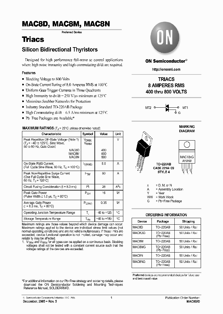 MAC8D_705224.PDF Datasheet