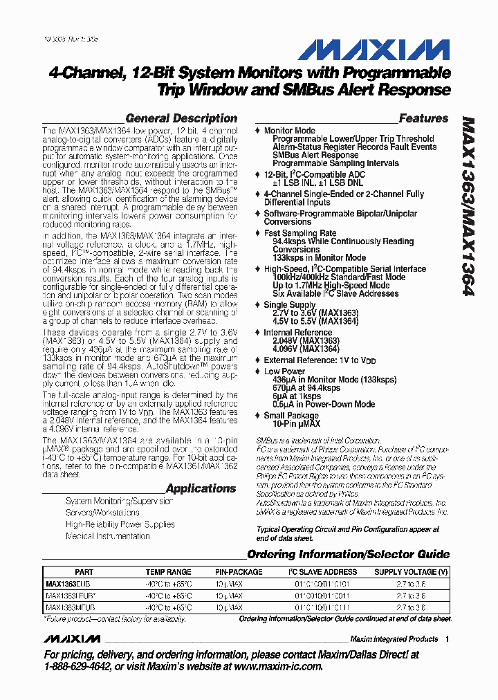 MAX1364_1272328.PDF Datasheet