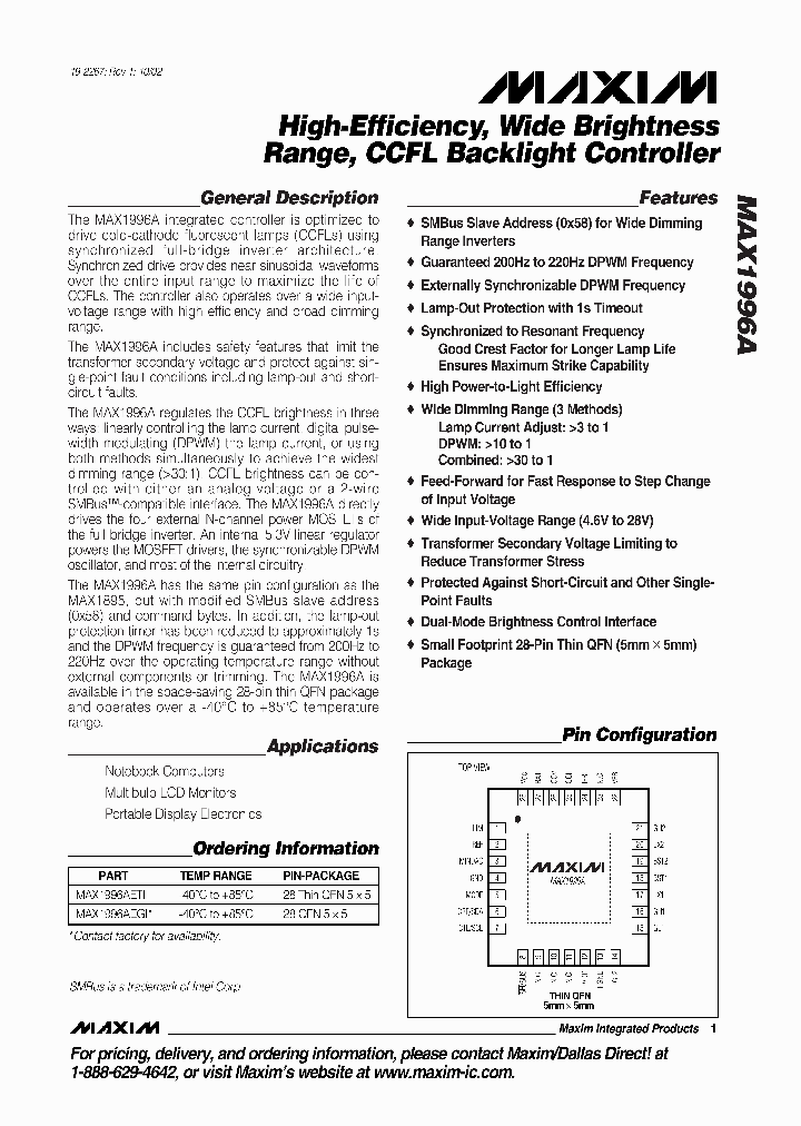 MAX1996AEGI_903408.PDF Datasheet