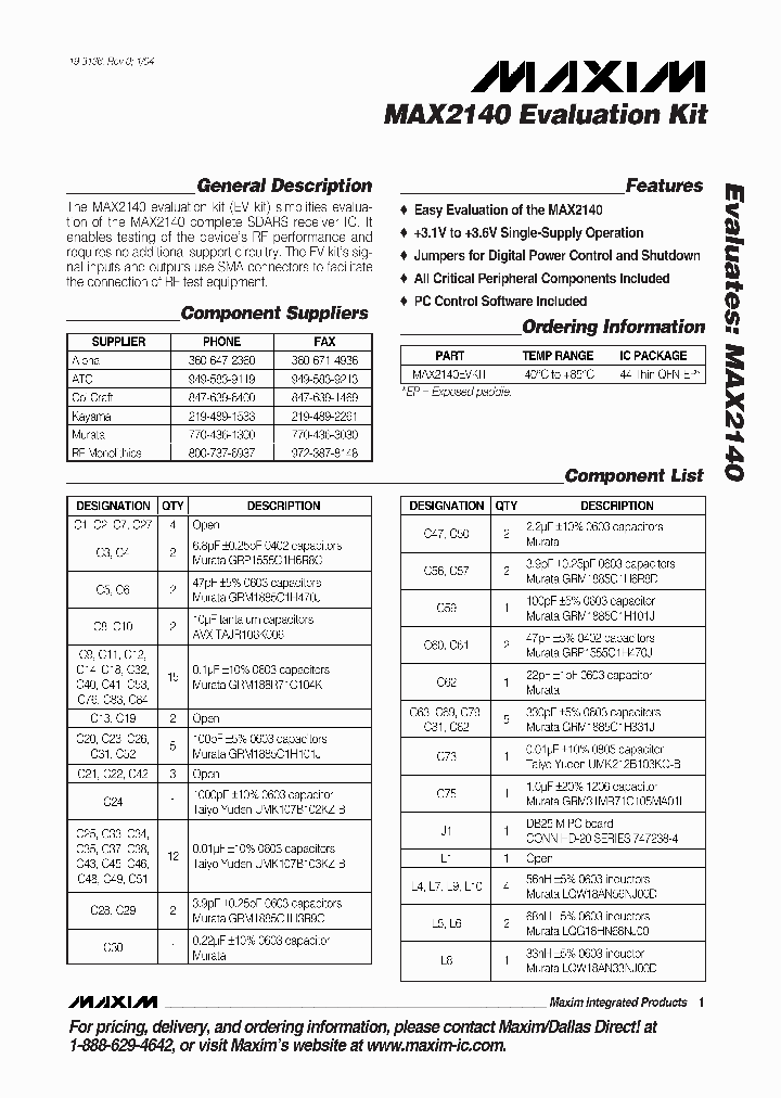 MAX21401_1272746.PDF Datasheet
