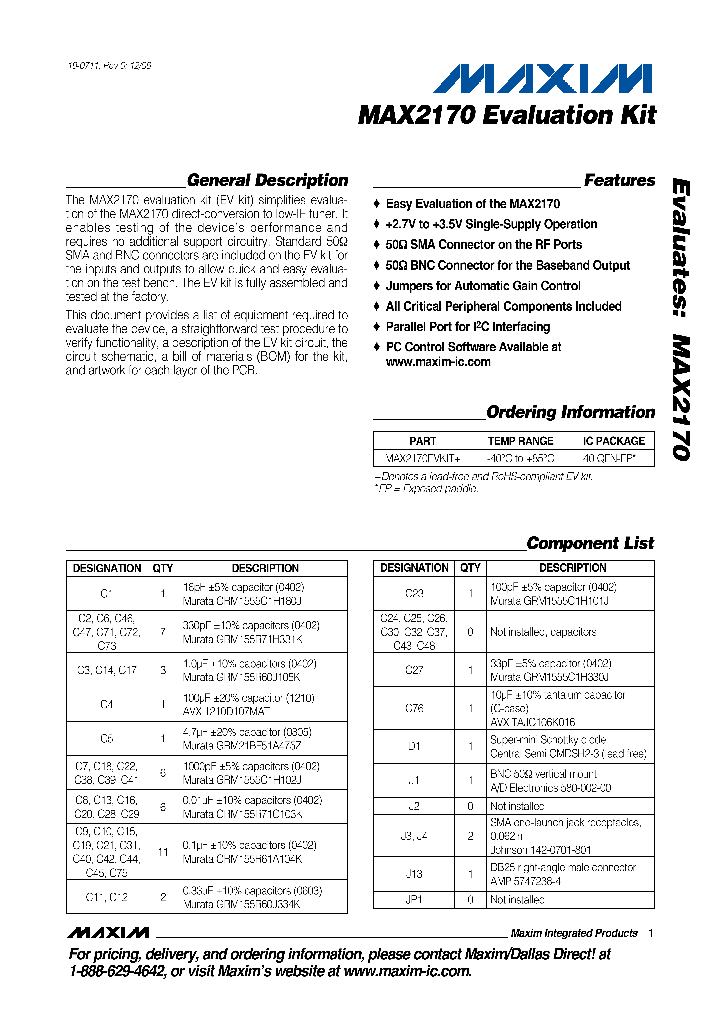 MAX2170_1184181.PDF Datasheet
