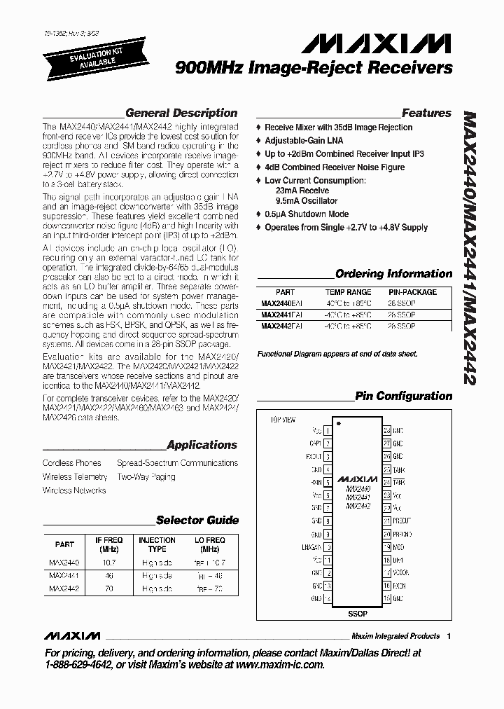 MAX2442EAI_1272814.PDF Datasheet