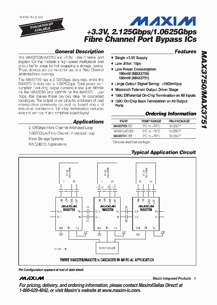 MAX3750_794969.PDF Datasheet