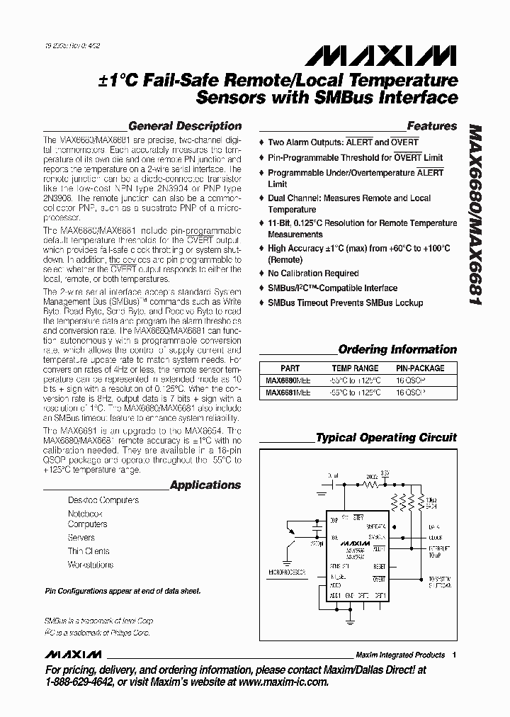 MAX6681MEE_1273811.PDF Datasheet
