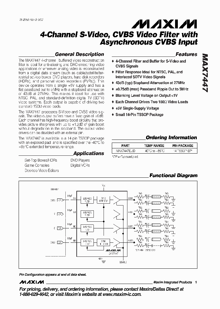 MAX7447EUD_795881.PDF Datasheet