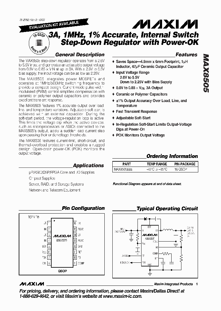 MAX8505EEE_1274051.PDF Datasheet