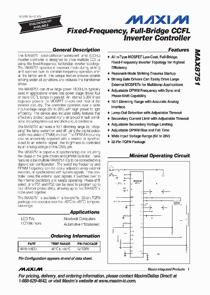 MAX8751ETJ_1274140.PDF Datasheet