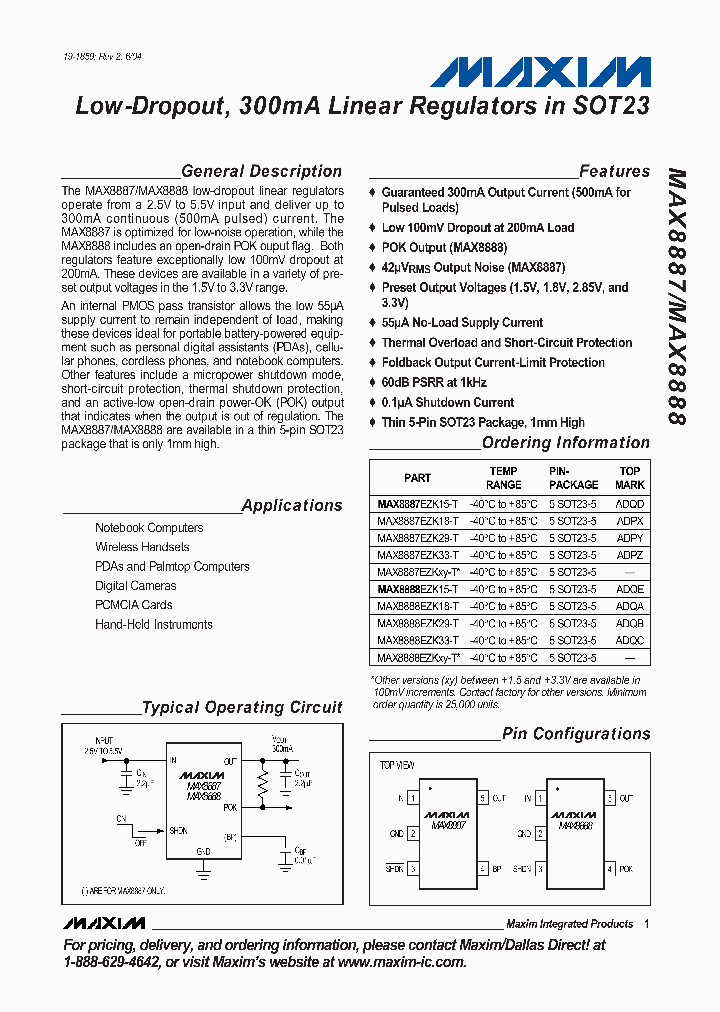 MAX8887EZK29-T_810860.PDF Datasheet