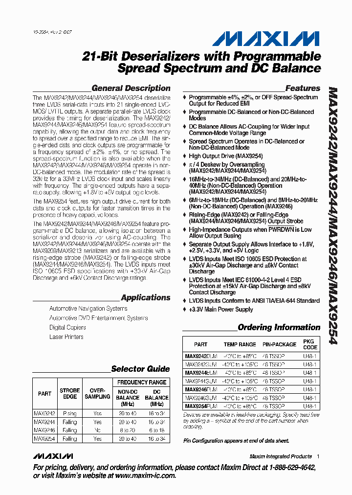 MAX9242GUM_1144418.PDF Datasheet