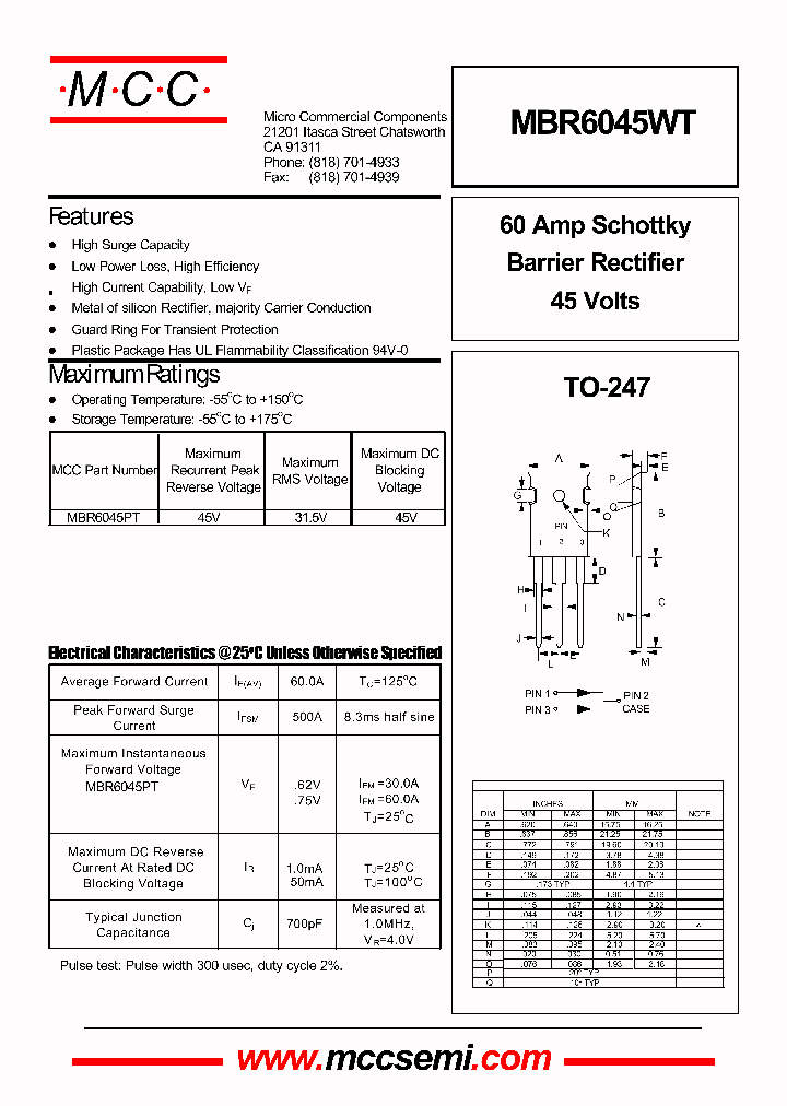 MBR6045_939571.PDF Datasheet
