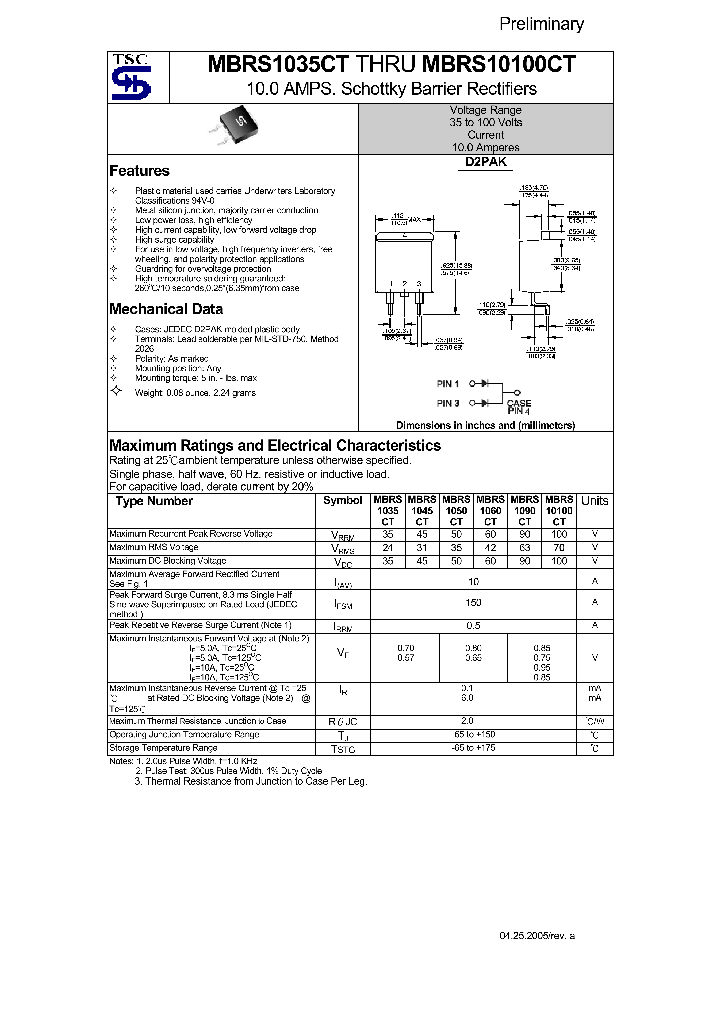 MBRS1090CT_1275250.PDF Datasheet