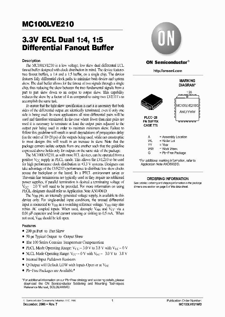 MC100LVE21006_752748.PDF Datasheet