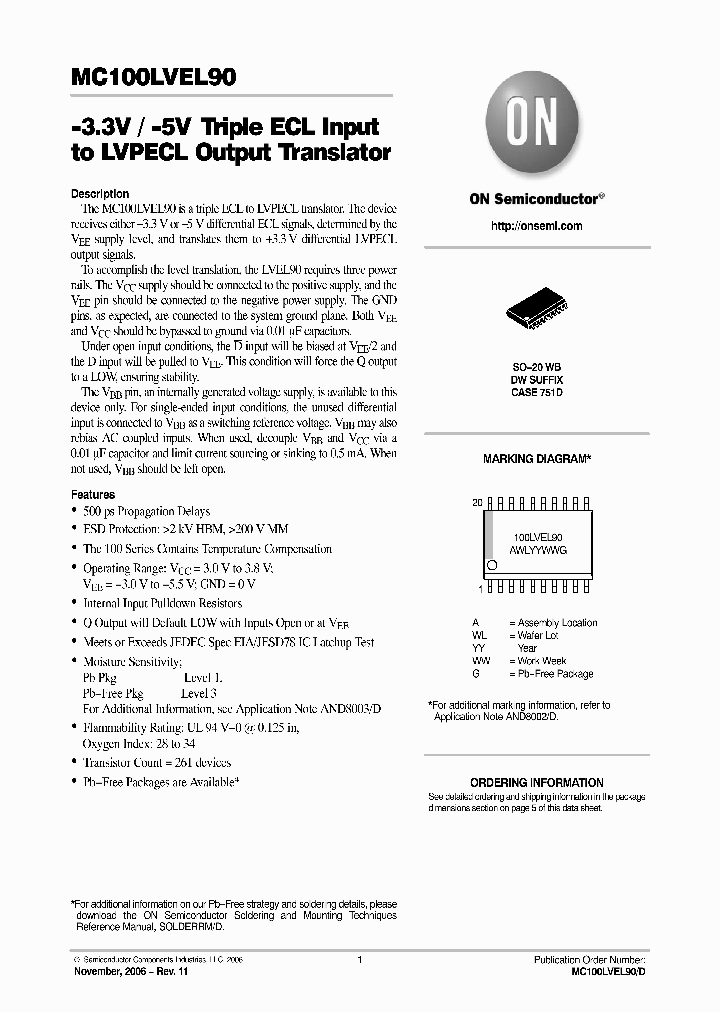 MC100LVEL90DW_753397.PDF Datasheet