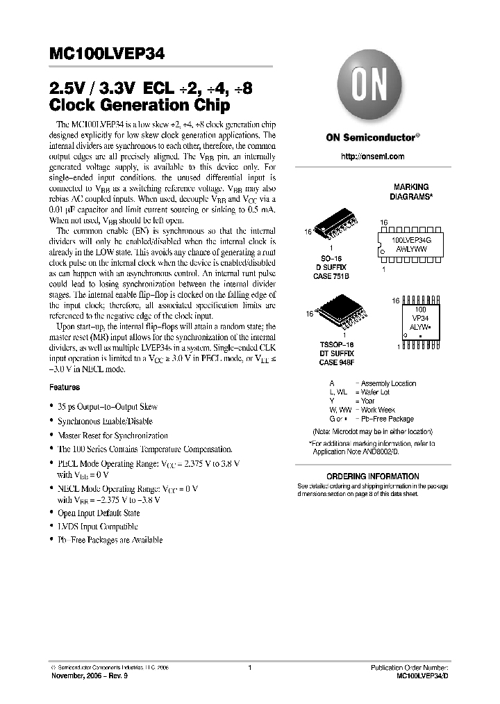 MC100LVEP34DG_753435.PDF Datasheet
