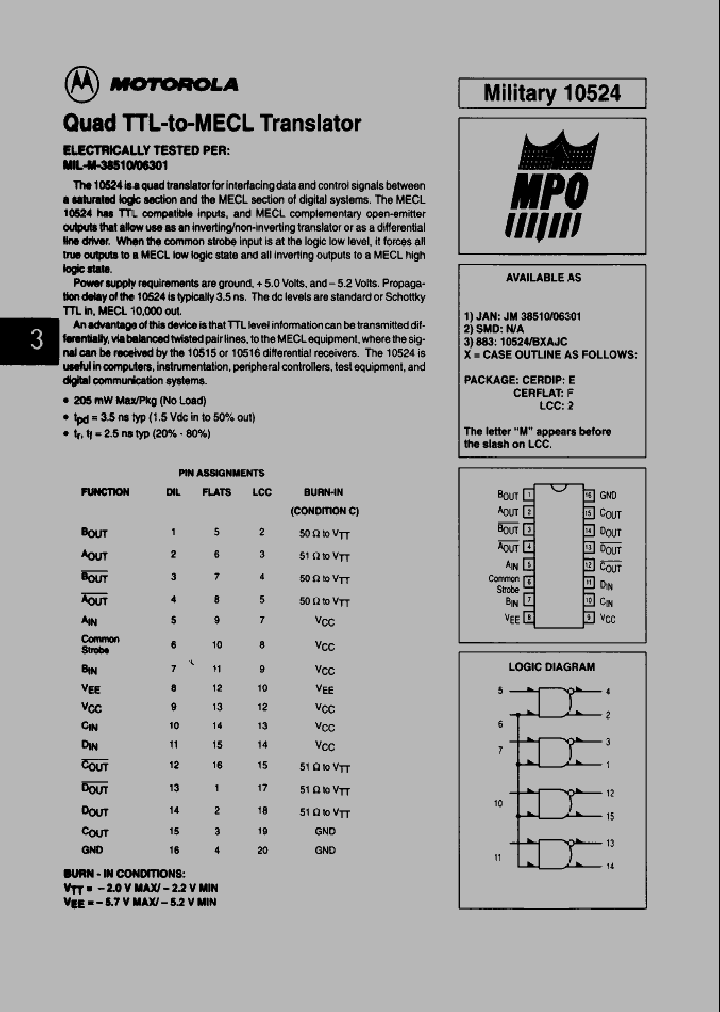 MC10524_1275551.PDF Datasheet
