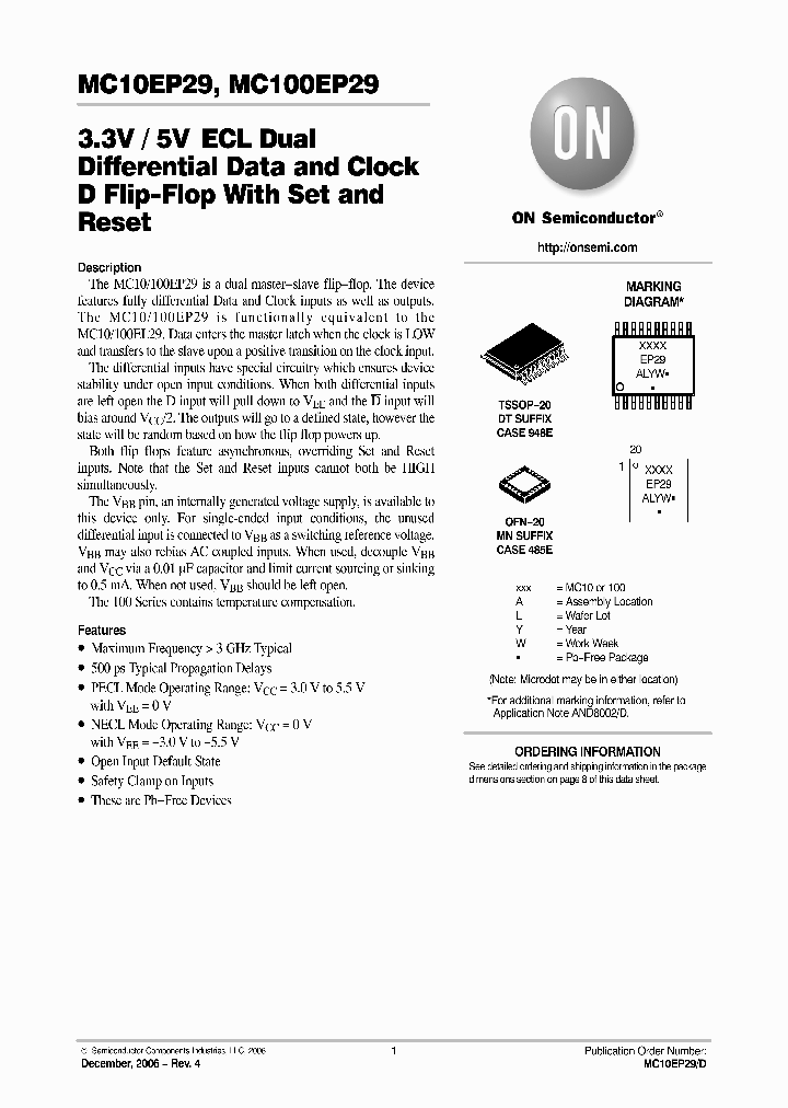 MC100EP29_743033.PDF Datasheet