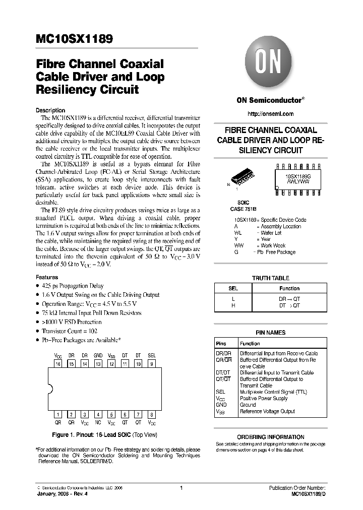 MC10SX1189D_744328.PDF Datasheet