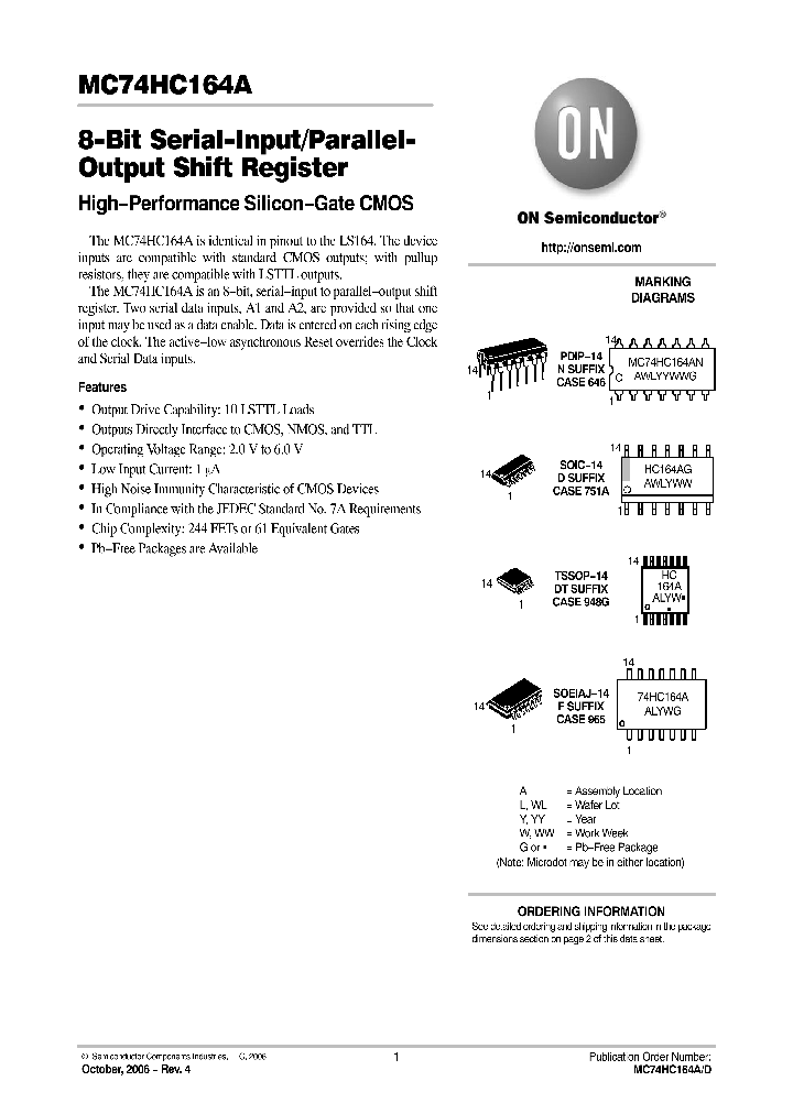 MC74HC164A06_746101.PDF Datasheet