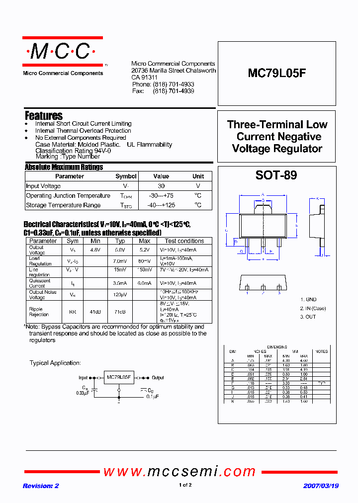 MC79L05F_1277510.PDF Datasheet