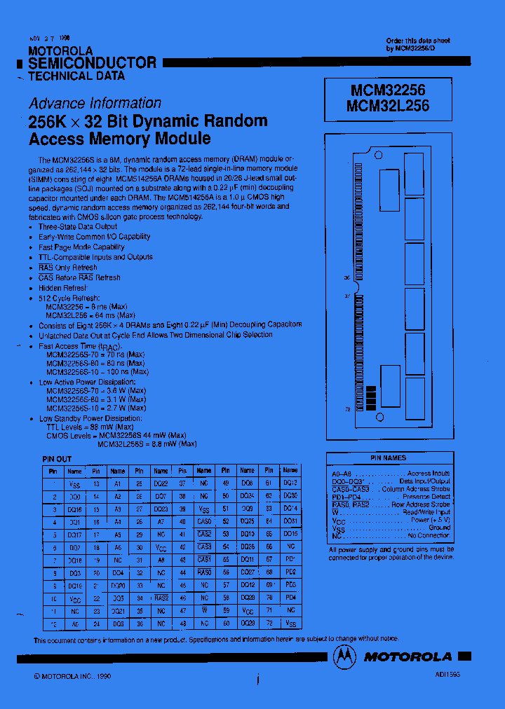 MCM32256_819283.PDF Datasheet