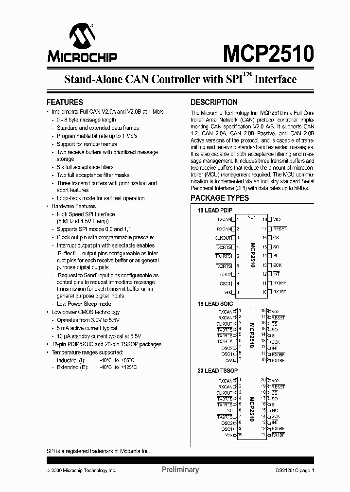 MCP2510-IST_1277945.PDF Datasheet