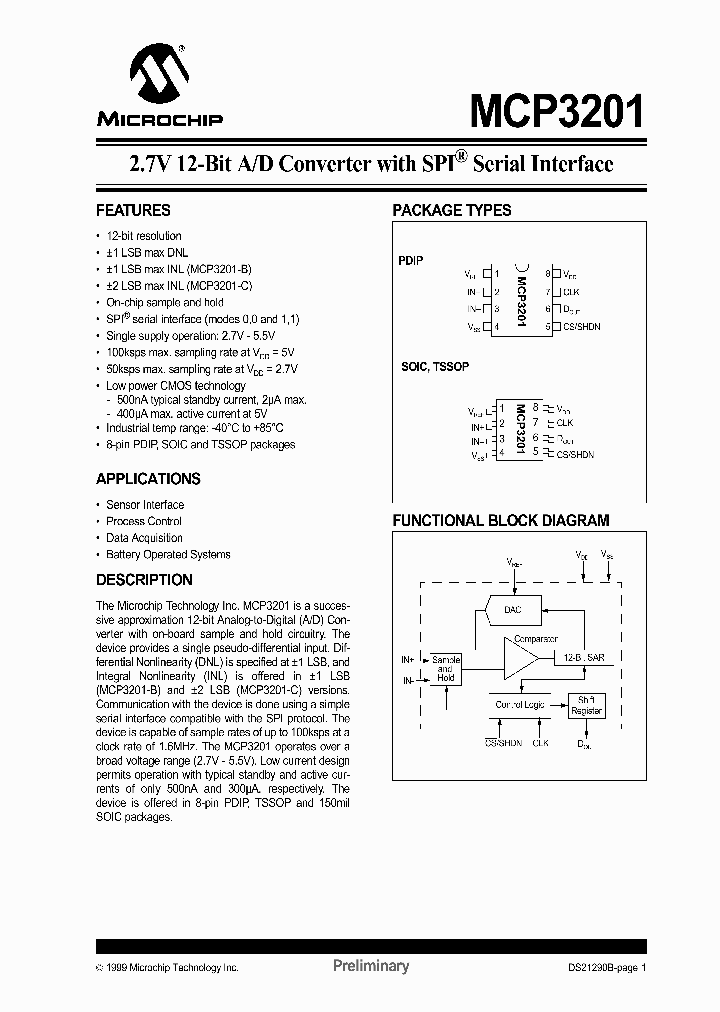MCP3201-CIST_1277955.PDF Datasheet