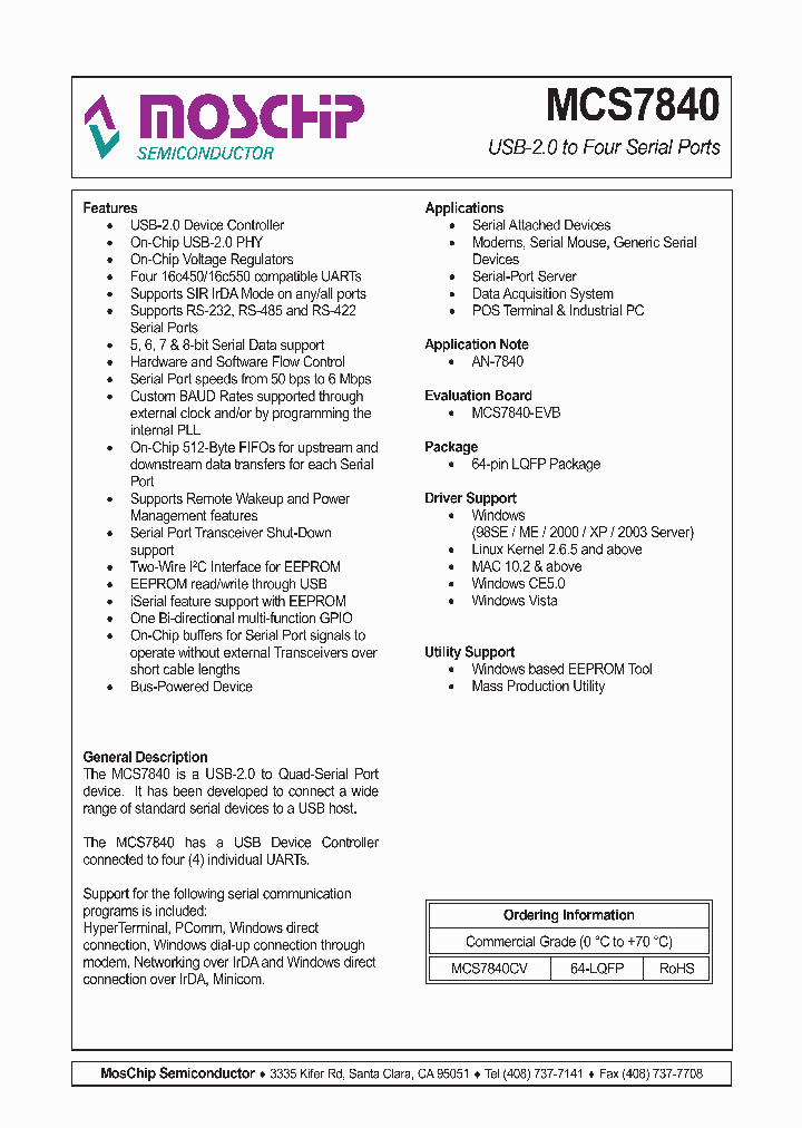 MCS7840_1150597.PDF Datasheet