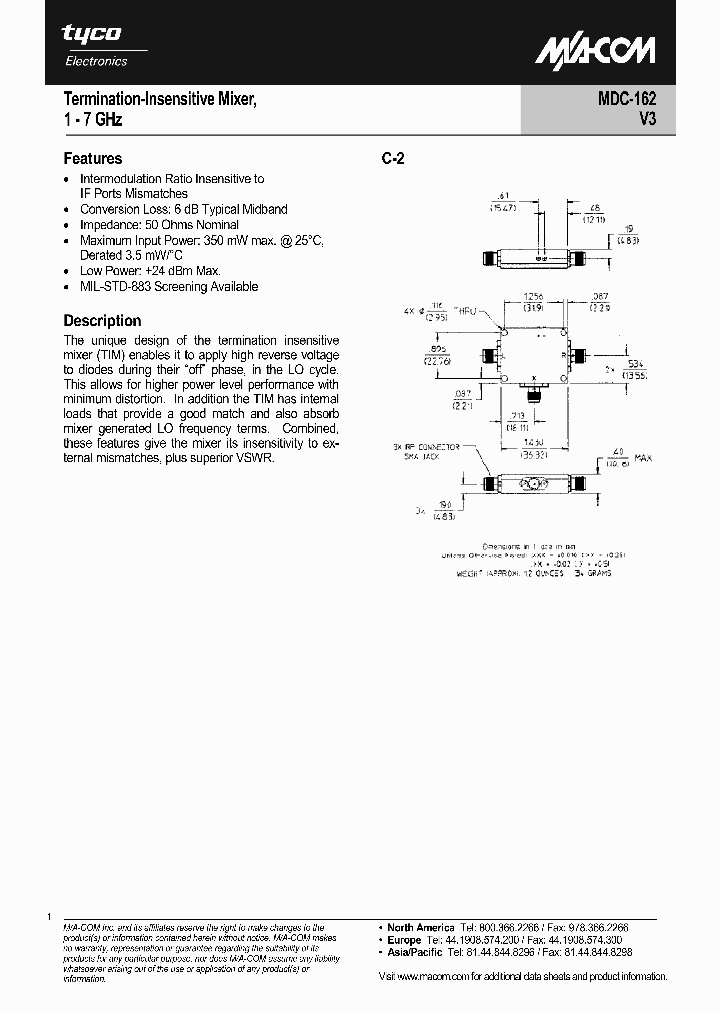 MDC-162SMA_1278237.PDF Datasheet