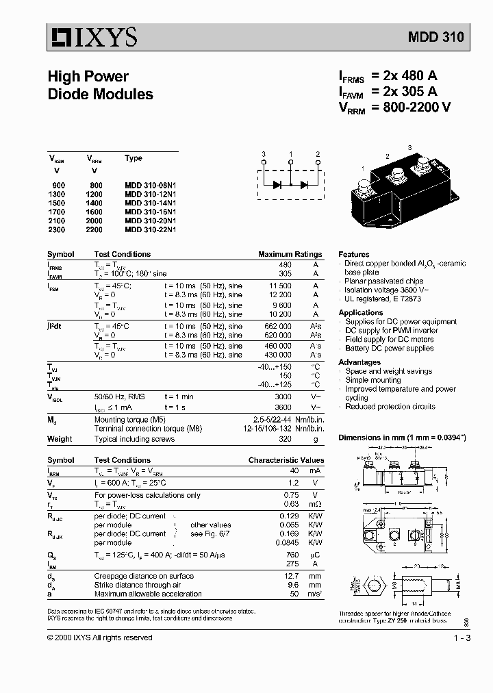 MDD310-22N1_1278252.PDF Datasheet