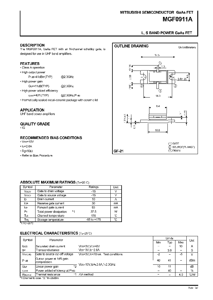 MGF0911A_1278642.PDF Datasheet